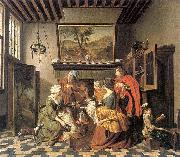 Jan Josef Horemans the Elder Tea Time Spain oil painting artist